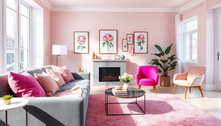 pink home decor